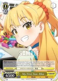 My First Star, Rika - The iDOLM@STER Cinderella Girls - Weiss Schwarz card