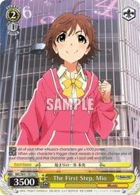 The First Step, Mio - The iDOLM@STER Cinderella Girls - Weiss Schwarz card