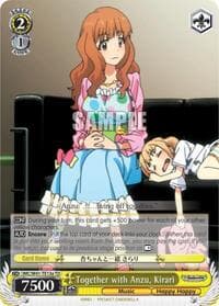 Together with Anzu, Kirari (A) - The iDOLM@STER Cinderella Girls - Weiss Schwarz card