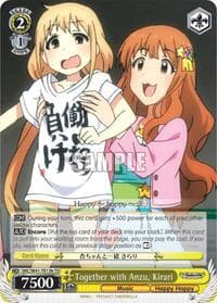 Together with Anzu, Kirari (B) - The iDOLM@STER Cinderella Girls - Weiss Schwarz card