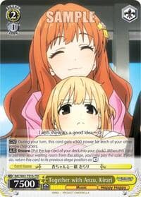 Together with Anzu, Kirari (C) - The iDOLM@STER Cinderella Girls - Weiss Schwarz card