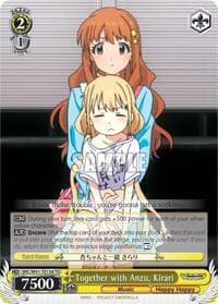 Together with Anzu, Kirari (D) - The iDOLM@STER Cinderella Girls - Weiss Schwarz card