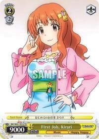First Job, Kirari - The iDOLM@STER Cinderella Girls - Weiss Schwarz card