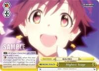 Highest Stage (Yellow) (A) - The iDOLM@STER Cinderella Girls - Weiss Schwarz card