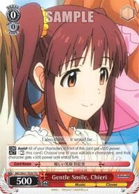 Gentle Smile, Chieri - The iDOLM@STER Cinderella Girls - Weiss Schwarz card