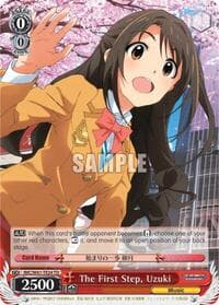 The First Step, Uzuki - The iDOLM@STER Cinderella Girls - Weiss Schwarz card