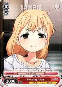 Plotting Anzu - The iDOLM@STER Cinderella Girls - Weiss Schwarz card