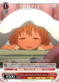 Does Not Wish to Work, Anzu (C) - The iDOLM@STER Cinderella Girls - Weiss Schwarz card