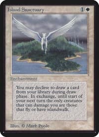 Island Sanctuary - Alpha Edition - Magic: The Gathering card