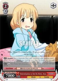Determination to Not Do Work, Anzu - The iDOLM@STER Cinderella Girls - Weiss Schwarz card