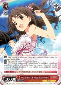 WONDERFUL M@GIC!! Uzuki (SR) - The iDOLM@STER Cinderella Girls - Weiss Schwarz card