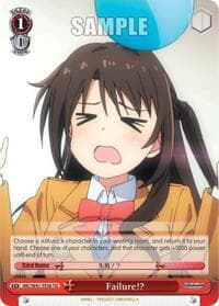 Failure!? - The iDOLM@STER Cinderella Girls - Weiss Schwarz card