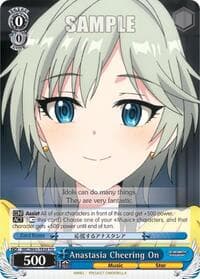 Anastasia Cheering On - The iDOLM@STER Cinderella Girls - Weiss Schwarz card