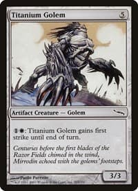 Titanium Golem - Mirrodin - Magic: The Gathering card