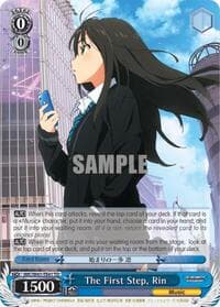 The First Step, Rin - The iDOLM@STER Cinderella Girls - Weiss Schwarz card