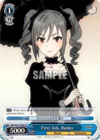 First Job, Ranko - The iDOLM@STER Cinderella Girls - Weiss Schwarz card