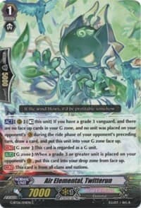 Air Elemental, Twitterun - G-BT06: Transcension of Blade & Blossom - Cardfight Vanguard card