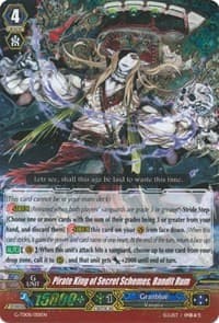 Pirate King of Secret Schemes, Bandit Rum (RRR Foil) - G-TD08: Vampire Princess of the Nether Hour - Cardfight Vanguard card