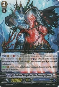 Undead Knight of the Cursing Spear - G-TD08: Vampire Princess of the Nether Hour - Cardfight Vanguard card