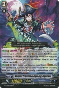Vampire Princess of Night Fog, Nightrose - G-TD08: Vampire Princess of the Nether Hour - Cardfight Vanguard card