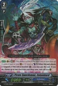 Pirate Swordsman, Colombard (RRR Foil) - G-TD08: Vampire Princess of the Nether Hour - Cardfight Vanguard card
