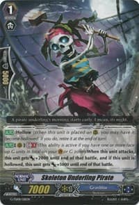 Skeleton Underling Pirate - G-TD08: Vampire Princess of the Nether Hour - Cardfight Vanguard card