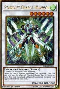 Stardust Charge Warrior - Premium Gold: Infinite Gold - YuGiOh card