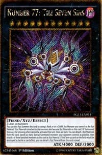 Number 77: The Seven Sins - Premium Gold: Infinite Gold - YuGiOh card