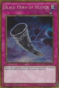 Black Horn of Heaven - Premium Gold: Infinite Gold - YuGiOh card