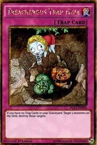 Treacherous Trap Hole - Premium Gold: Infinite Gold - YuGiOh card