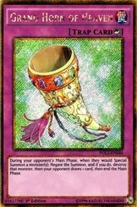 Grand Horn of Heaven - Premium Gold: Infinite Gold - YuGiOh card