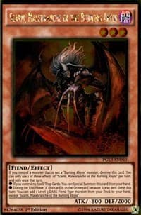 Scarm, Malebranche of the Burning Abyss - Premium Gold: Infinite Gold - YuGiOh card