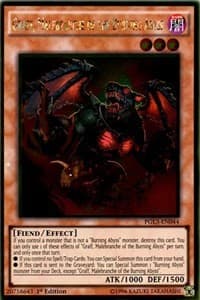 Graff, Malebranche of the Burning Abyss - Premium Gold: Infinite Gold - YuGiOh card