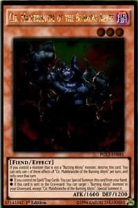 Cir, Malebranche of the Burning Abyss - Premium Gold: Infinite Gold - YuGiOh card