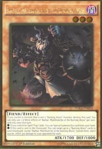Barbar, Malebranche of the Burning Abyss - Premium Gold: Infinite Gold - YuGiOh card