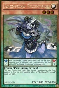 Archfiend Eccentrick - Premium Gold: Infinite Gold - YuGiOh card