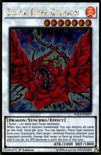 Black Rose Dragon - Premium Gold: Infinite Gold - YuGiOh card