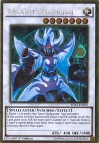 Arcanite Magician - Premium Gold: Infinite Gold - YuGiOh card
