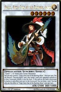 Virgil, Rock Star of the Burning Abyss - Premium Gold: Infinite Gold - YuGiOh card