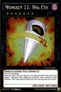 Number 11: Big Eye - Premium Gold: Infinite Gold - YuGiOh card