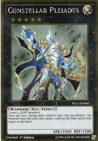 Constellar Pleiades - Premium Gold: Infinite Gold - YuGiOh card