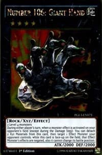 Number 106: Giant Hand - Premium Gold: Infinite Gold - YuGiOh card