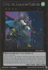 Castel, the Skyblaster Musketeer - Premium Gold: Infinite Gold - YuGiOh card