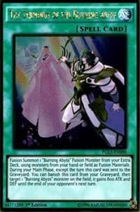 The Terminus of the Burning Abyss - Premium Gold: Infinite Gold - YuGiOh card