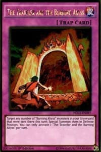 The Traveler and the Burning Abyss - Premium Gold: Infinite Gold - YuGiOh card
