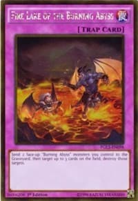 Fire Lake of the Burning Abyss - Premium Gold: Infinite Gold - YuGiOh card