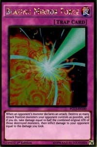 Blazing Mirror Force - Premium Gold: Infinite Gold - YuGiOh card
