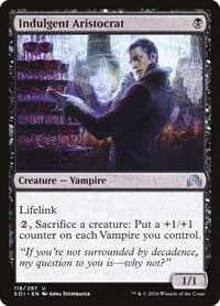 Indulgent Aristocrat - Shadows over Innistrad - Magic: The Gathering card