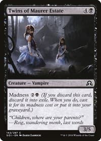 Twins of Maurer Estate - Shadows over Innistrad - Magic: The Gathering card