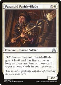Paranoid Parish-Blade - Shadows over Innistrad - Magic: The Gathering card